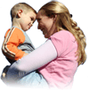 woman with child image