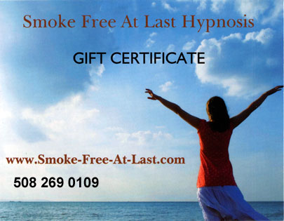 hypnosis gift certificate